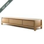 Oslo Plasma - 1500MM W X 450 D X 500 Mm H South African Pine Clear Varnish