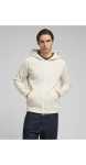Heavyweight Zipup Snow White Hoodie - XXL White