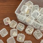 20PCS Small Jewelry Storage Box With Lid Plastic Storage Containers For Beads Sewing Accessories Arts And Crafts Supplies Househ