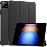 Solid Color Tri-fold Protective Case Compatible With Xiaomi Pad 6S Pro