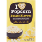 Popme Butter Blaze Flavoured Microwave Popcorn 340G