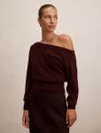 Emerson Asymmetric Sweater - XL Midnight Plum