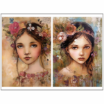 Tear Resistant Deco Print Mixed Media Girl