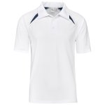 Kids Splice Golf Shirt White