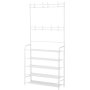 Nudekor - 5 Tier Heavy Duty Multipurpose Storage Rack - White