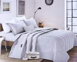 Smte 4 Pieces King Size Pre-washed Quilt Set Polyester Material With Keychain