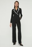 Buttoned Romper - Black