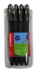 Bl@ck Rollerball Pen - Wallet Of 4