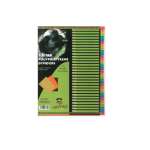 A4 Polyprop Divider 1-31 Color Dafrique
