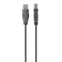 Belkin 1.8M USB 2.0 Premium Printer Cable - Grey F3U154BT