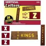 Signpro 1-1 2" Vertical Letter Template Set 2205
