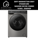 Defy Manhattan Grey Steamcure Washer Dryer Combo - 9 5KG DWD429