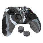 Sparkfox Xbox Series X Silicone Fps Grip Pack Skin And Thumb Caps Camo Grey