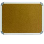 Parrot Notice Board Info Board Aluminium Frame 900 X 900MM Cork