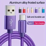 USB C Cable Fast-charging USB Type C Cable - High-speed Data Sync - Durable & Flexible Cord For Samsung Redmi Oneplus - Ideal Fo