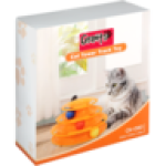 Plastic Cat Tower Track Toy Colour May Vary