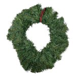 Traditional Christmas Wreath With Red Bow 40CM
