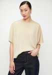 Edit Satin Shell With Back Pleat Detail - Neutral