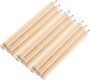 50 Pcs Small Wooden Golf Score Pencils Hb Core Hexagonal Barrel Erasable