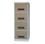 Triple H Display Perfect Steel Office Filing Cabinet – 4 Drawer File – 4FC02