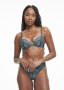 Padded Underwire Lace & Mesh Push Up Bra A - D