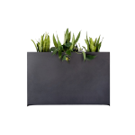 Loft Planter Box - Textured Black Medium Indoor