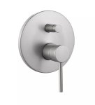 Bijiou Stylet Satin Nickel Bath shower U tile Mixer Divertor