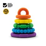 Jellystone Rainbow Stacker And Teething Toy - Rainbow Bright