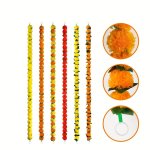 Festive Indian Marigold Garland For Diwali Dia De Los Muertos Halloween Eid Al-fitr Baptism And General Occasions - Plastic No F