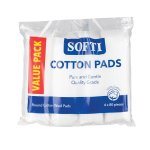 Cotton Pads Round 4 Pack -80 Pcs