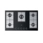 90CM Gas Hob - Stainless Steel & Glass