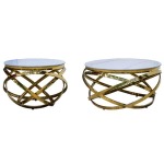 Nest Coffee Table Set - Modern Elegance For Your Home - Silver