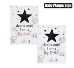 Plaque Mdf Sign 14 19.5CM Countdown Astd