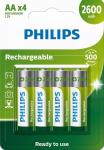 Philips Rechargeable Battery Aa 4 Pack 2600MAH
