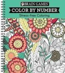 Color By Number Green Spiral Bound