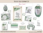 Cot Duvet Bedding The Lost Ellie Elephant Set Neutral