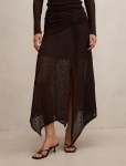 Alex Hanky Hem Lace Skirt - 16 Chocolate Co-ord