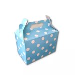 Box – Party Blue Sml Dot stripe plain 10