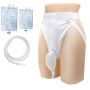 Men Wearable Urinary Collection Set Silicone Catheter 1000ML+2000ML Bags