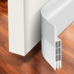 1PC Keep Your Home Cool & Draft-free With This Self-adhesive Rubber Door Draft Stopper