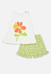 PoP Candy Printed Top And Bottom Set - Green & White
