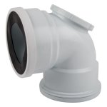 Waste Pan Connector Bend Sv I.e 110MM Sabs