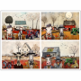 Tear Resistant Deco Print A6 Animal Farm