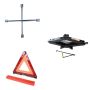 Warning Triangle Scissor Jack Wheel Spanner Combo Set