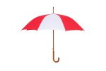 23" Wooden Shaft And Hooked Handle Umbrella
