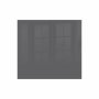 Parrot Met Gun Metal Hob Splashback Glass - 598MM X 650MM