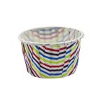 Large Candy Stripe Cupcake Casing Pack Of 100