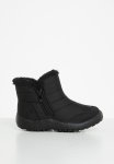 Pierre Cardin Zip Up Fur Boot - Black