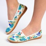 Pierre Cardin St Tropez 8 Espadrille Slip On - White Floral - 9