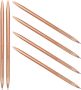 6PCS Rose Gold Metal Ballpoint Pen Set Fine Point Smooth Writing Signature